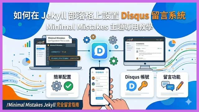為自己的部落格加入第三方留言工具Disqus 封面